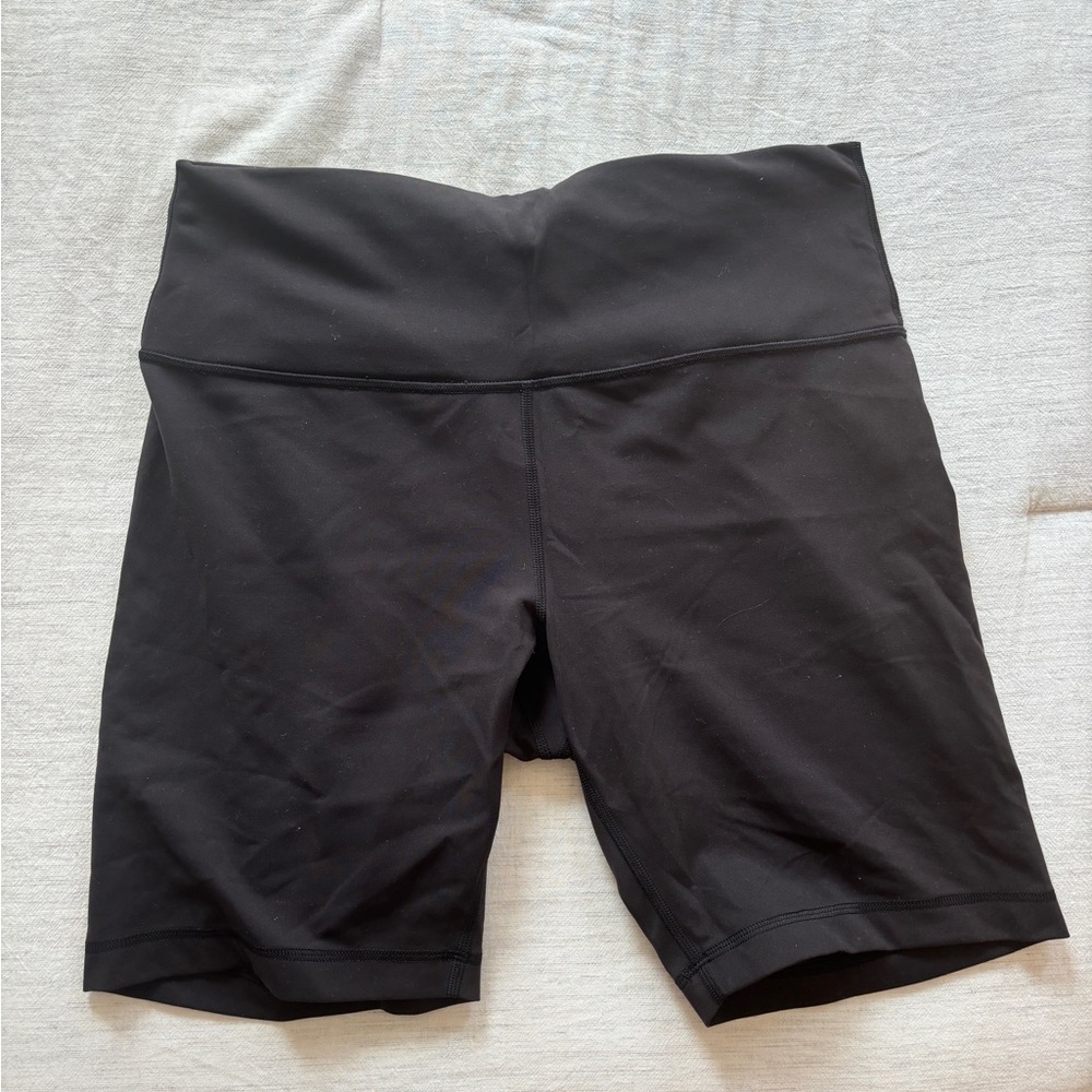Lululemon black bike shorts